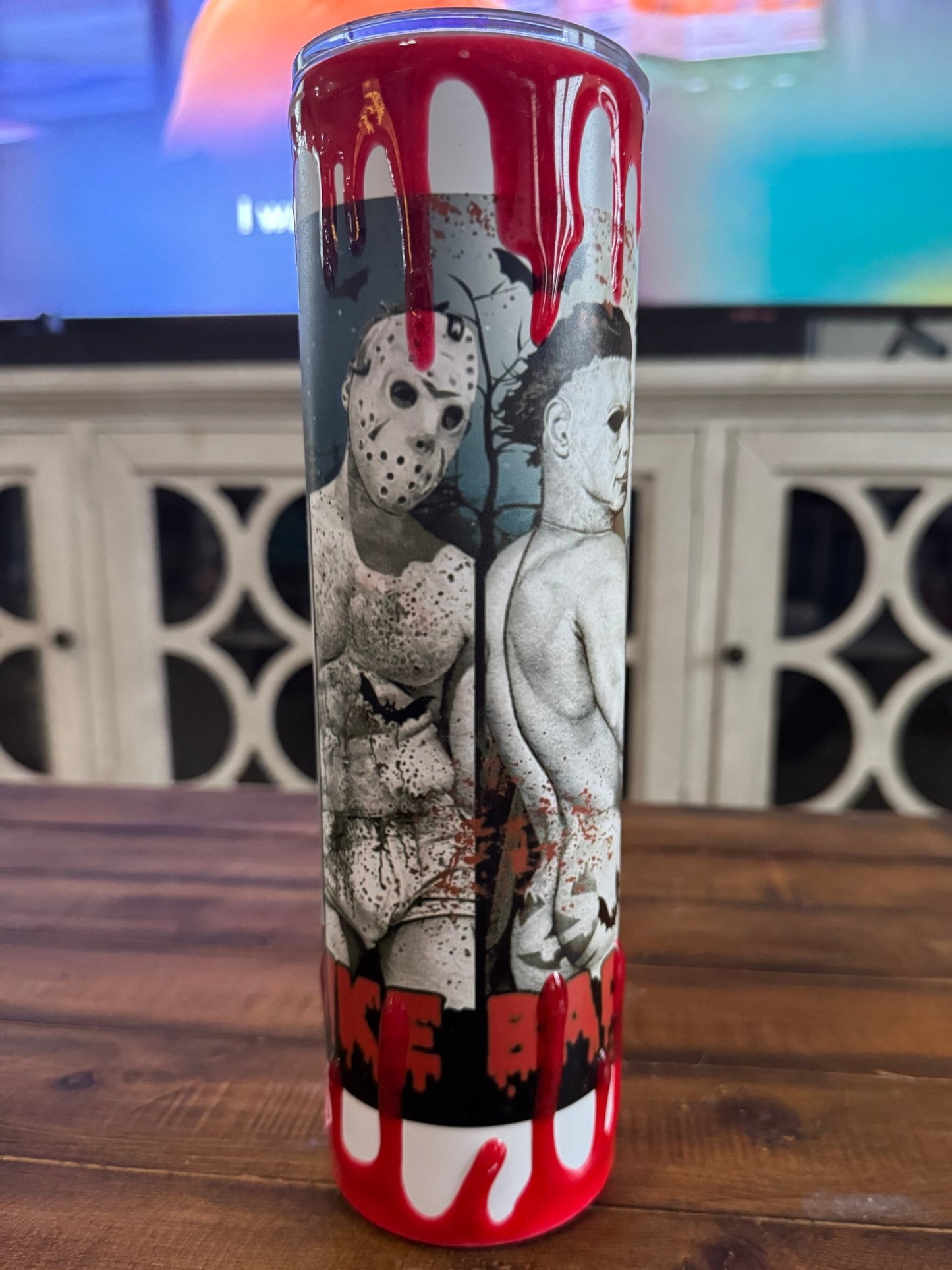 35oz Horror Movie I Like Bad Boys Insulated Tumbler - Daydream Design Store - Physical