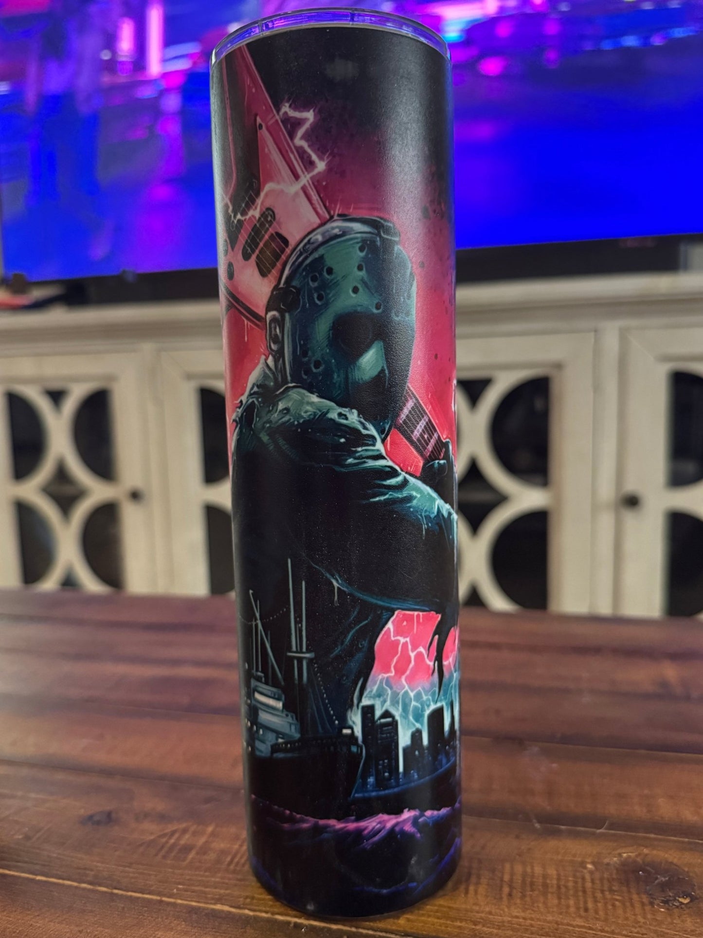 35oz Retro Horror Movie Monster Insulated Tumbler - Daydream Design Store - Physical