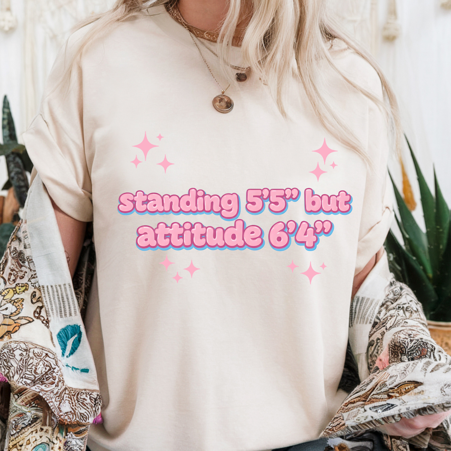 Standing 5'5" Attitude DTF Transfer - 012