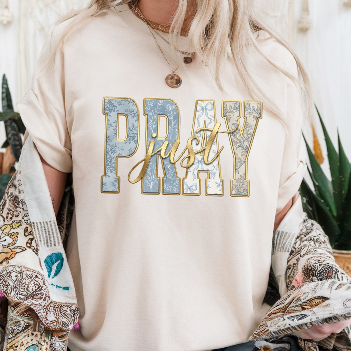Just Pray DTF Transfer - 002