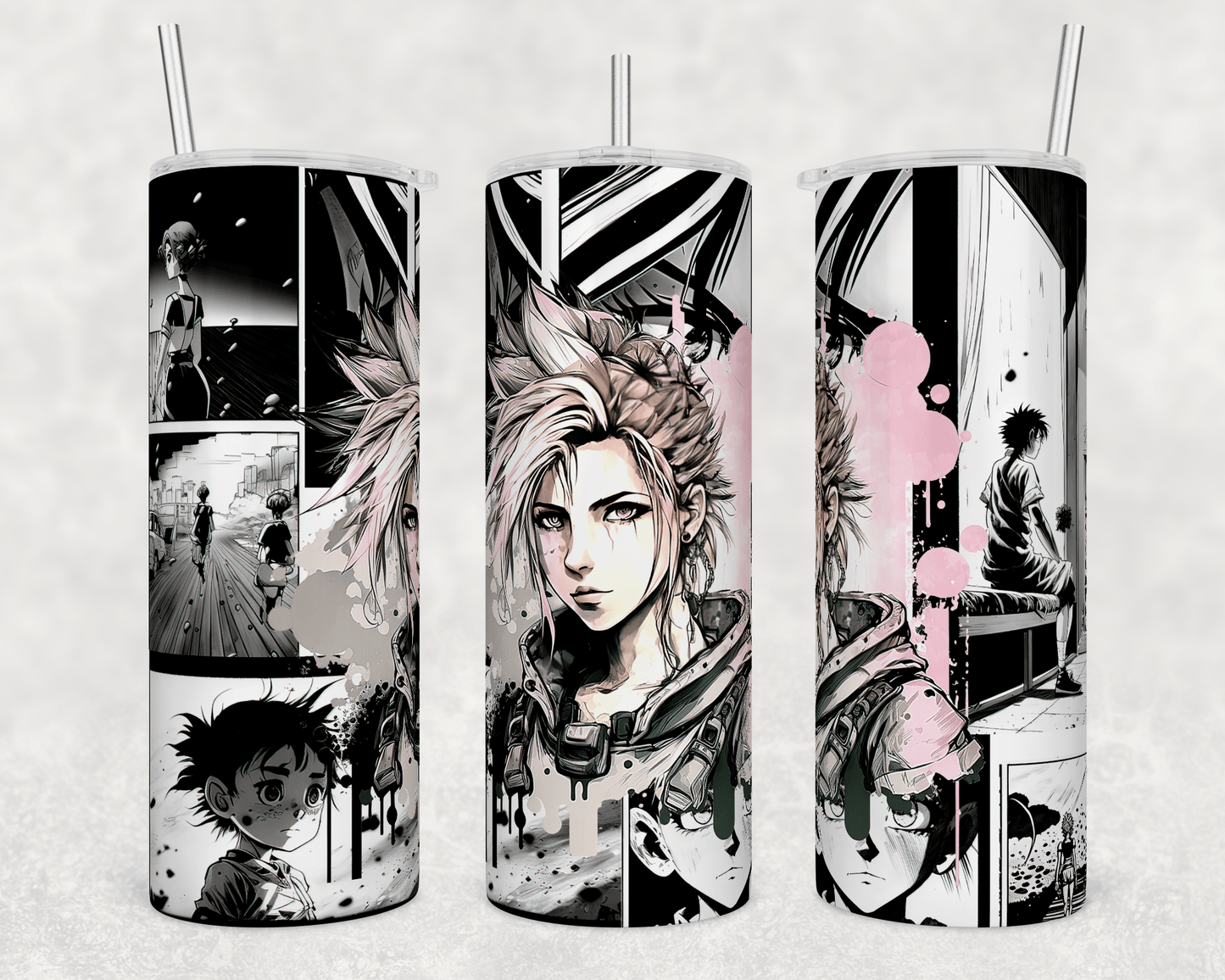 Anime 20oz Sublimation Tumbler Wrap - Daydream Design Store - Physical