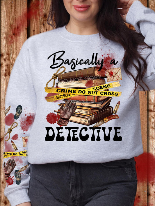 Basically a Detective DTF Transfer - Daydream Design Store - Physical