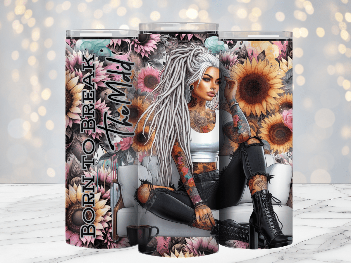 Born to Break The Mold 20oz Sublimation Tumbler Wrap - Daydream Design Store - Physical