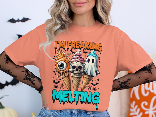 I'm Freaking Melting Graphic Tee Shirt product