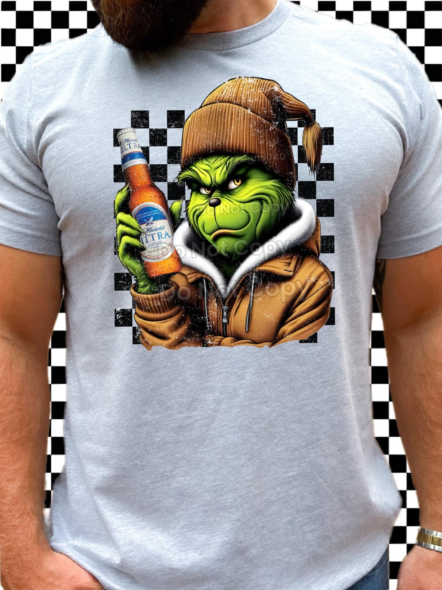 Grinch Beer DTF Transfer - Daydream Design Store - Physical