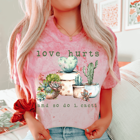 Love Hurts Cacti DTF Transfer - Daydream Design Store - Physical