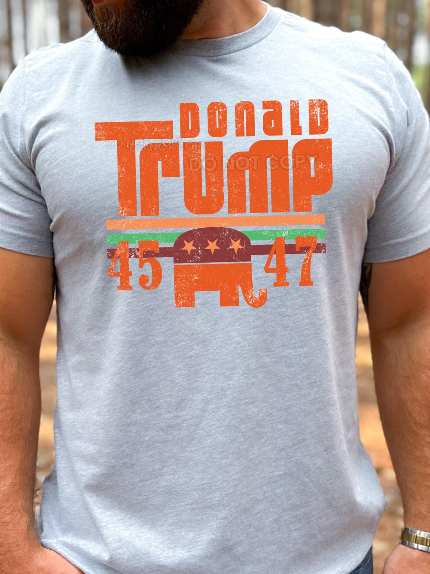 Trump Orange 45 47 DTF Transfer - Daydream Design Store - Physical