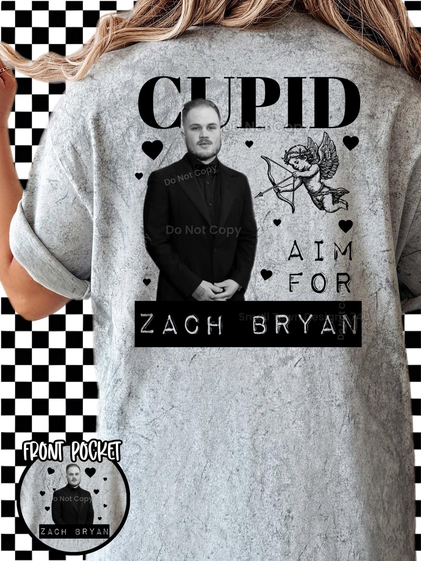Zach Bryan Cupid DTF Transfer - Daydream Design Store - Physical