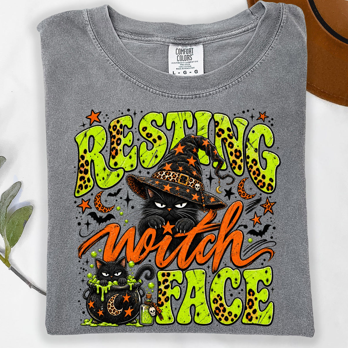 Resting Witch Face DTF Transfer- 075