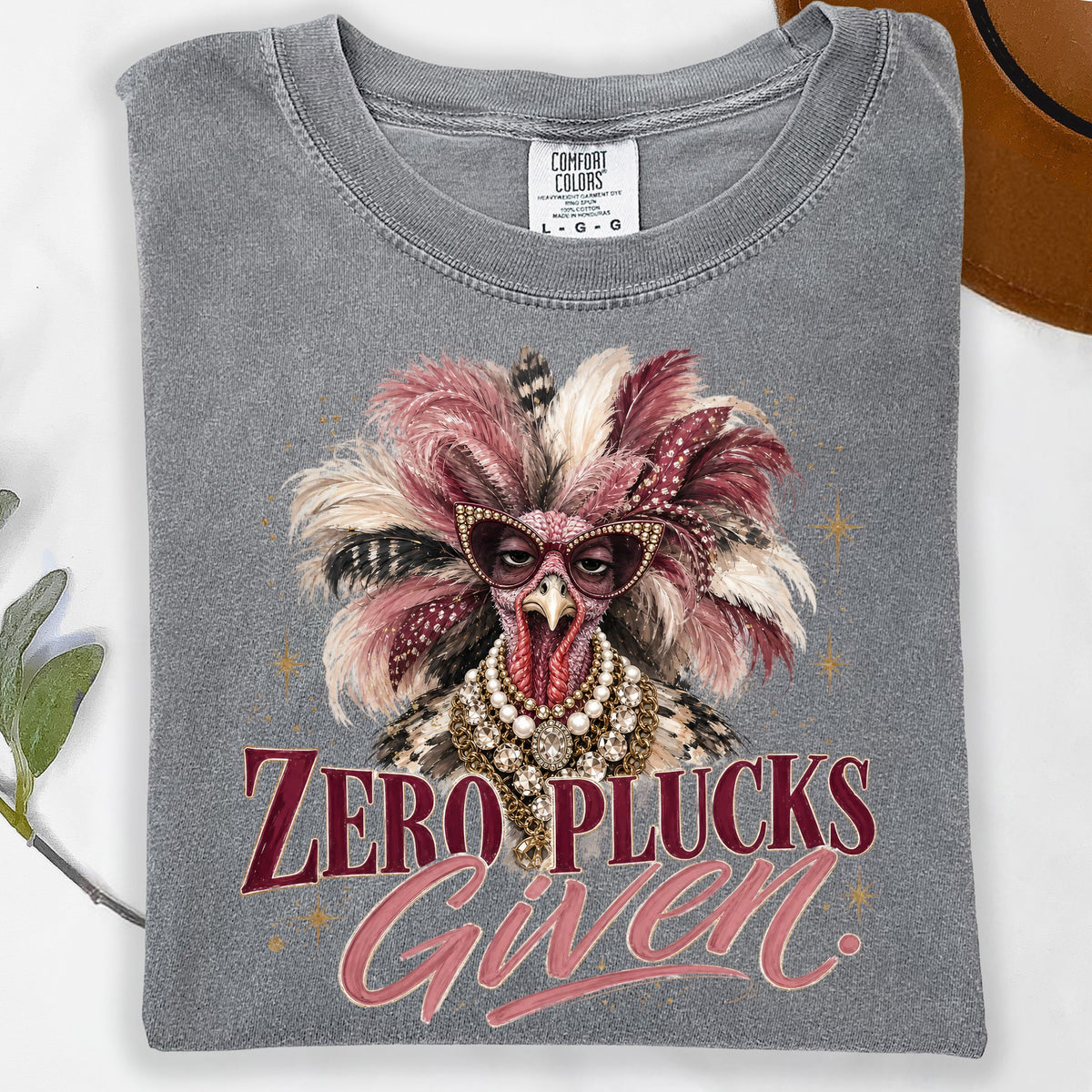 Zero Plucks Given DTF Transfer- 077