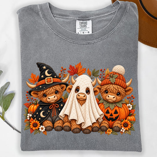 Halloween Cows DTF Transfer- 050