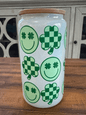 16oz St Patricks Retro Vibes Pearl Glass Can - Daydream Design Store - Physical