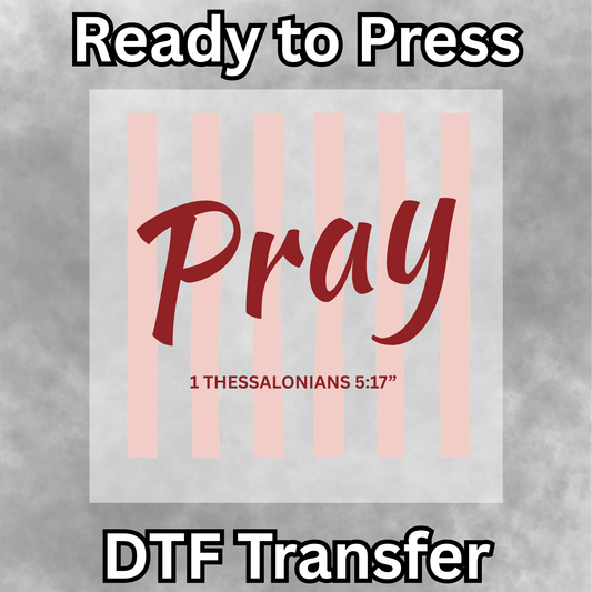 Pray DTF Transfer - 011