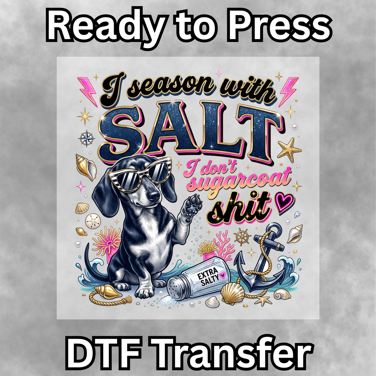 Season With Salt DTF Transfer - 023
