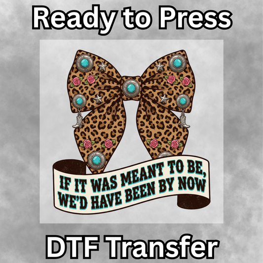 Meant to be Leopard DTF Transfer - 017