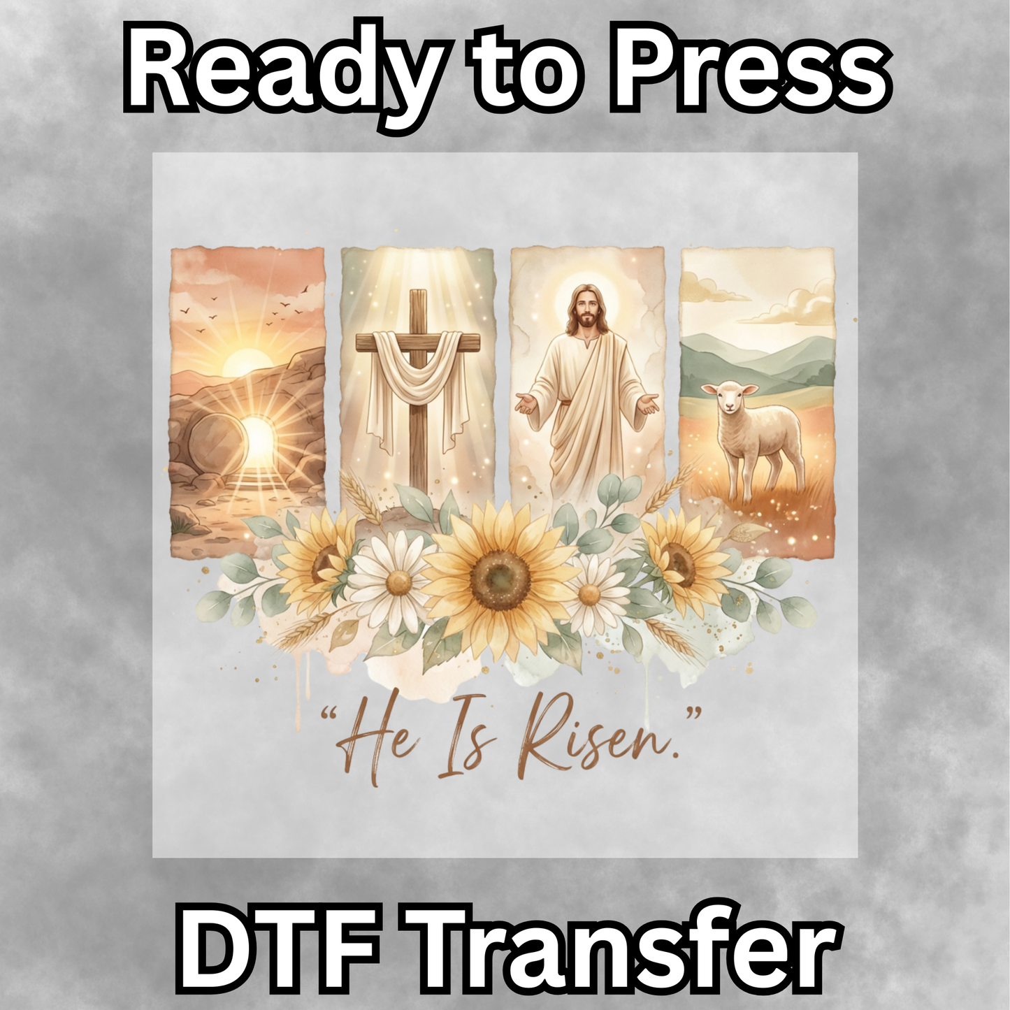 He is Risen DTF Transfer - 004