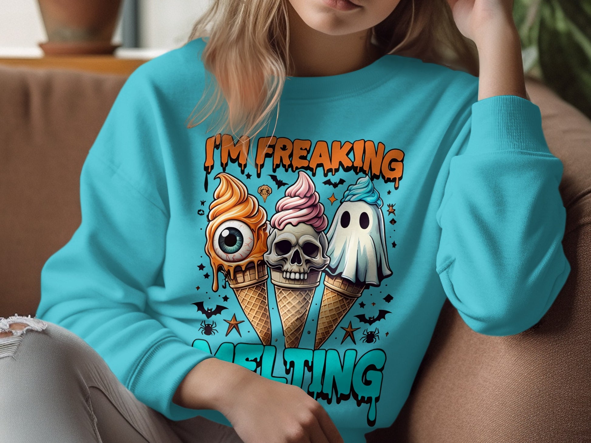 I'm Freaking Melting Graphic Sweatshirt product