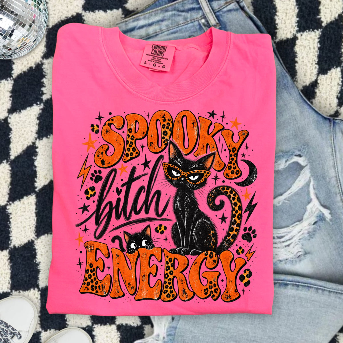 Spooky Bitch Energy DTF Transfer- 074