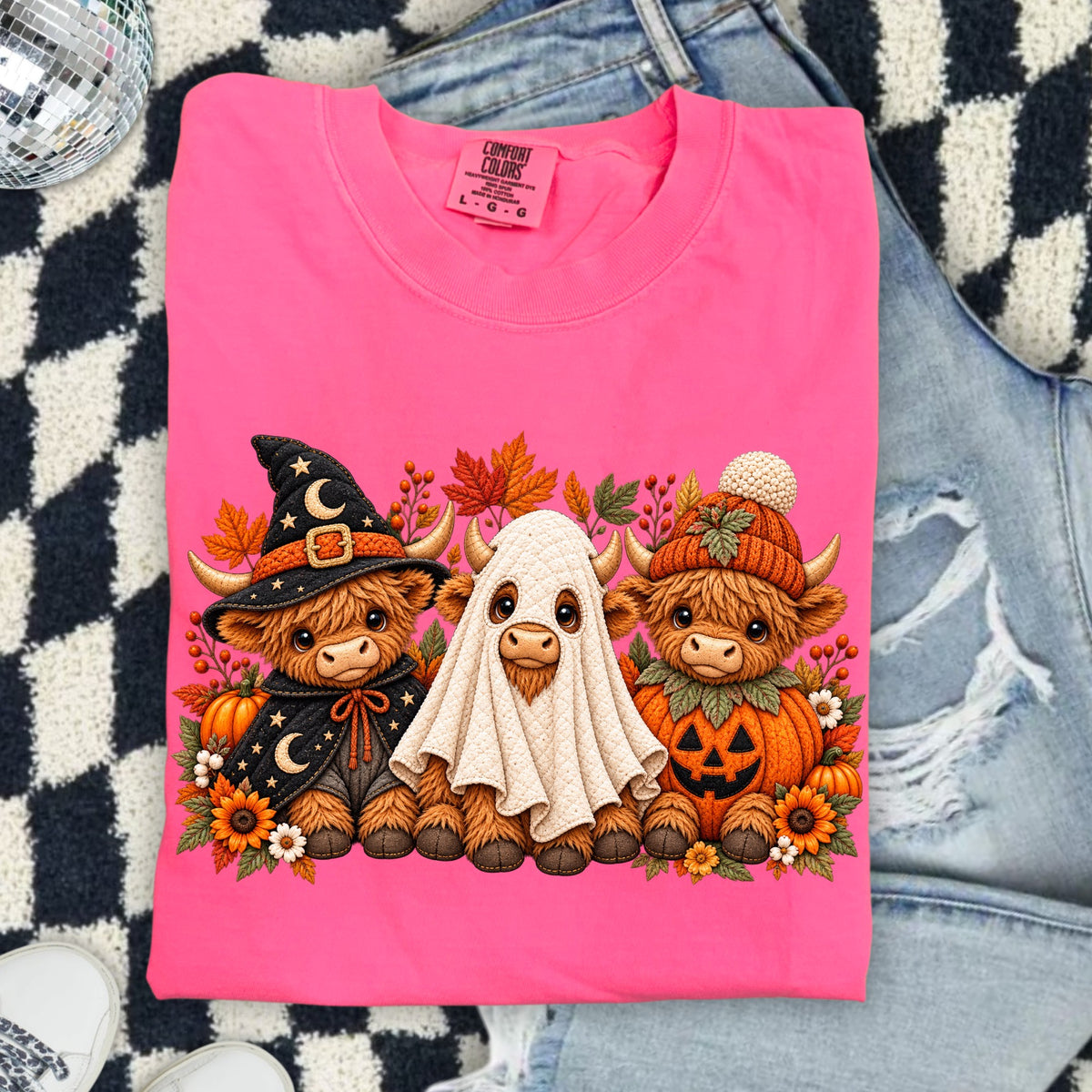 Halloween Cows DTF Transfer- 050