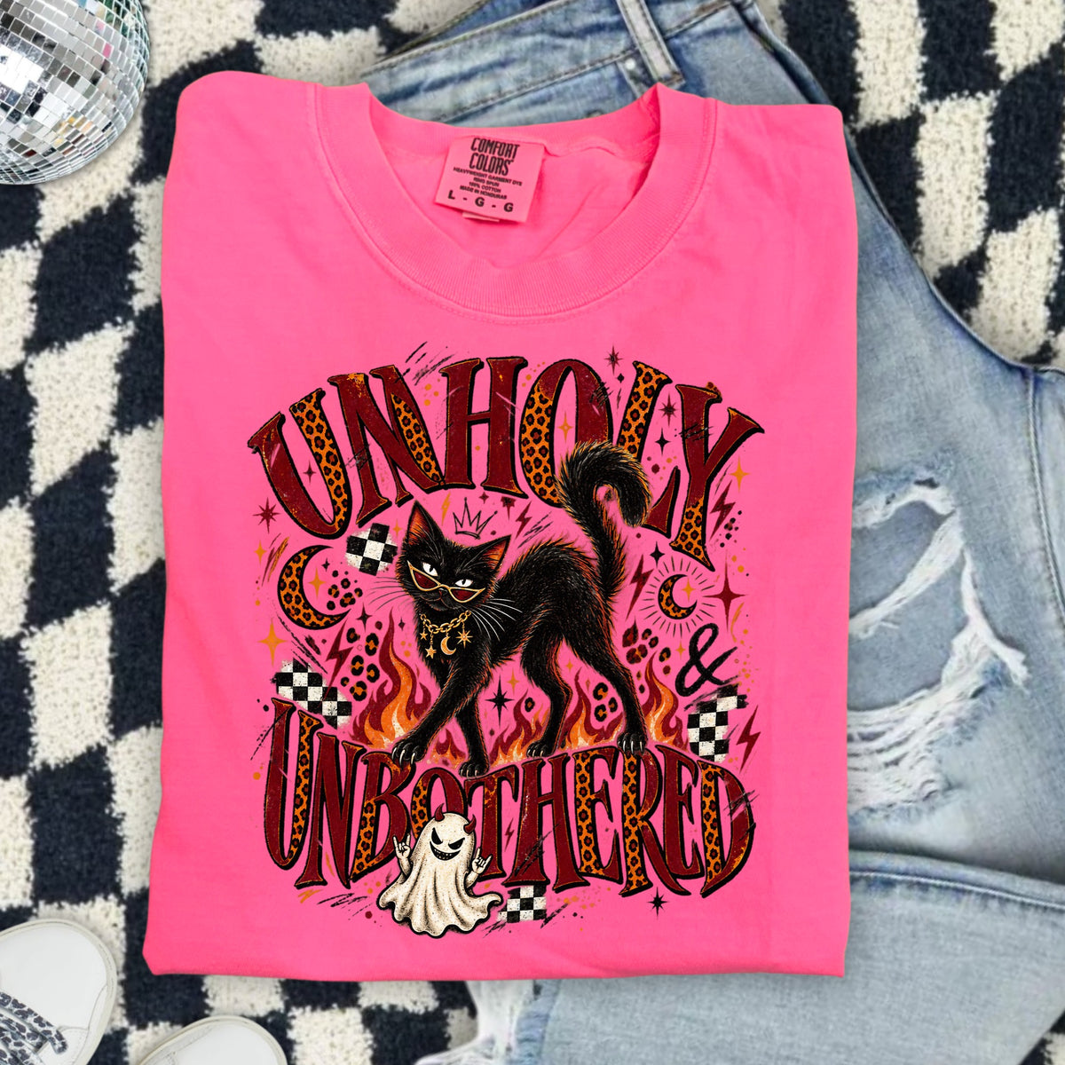 Unholy and Unbothered DTF Transfer- 072