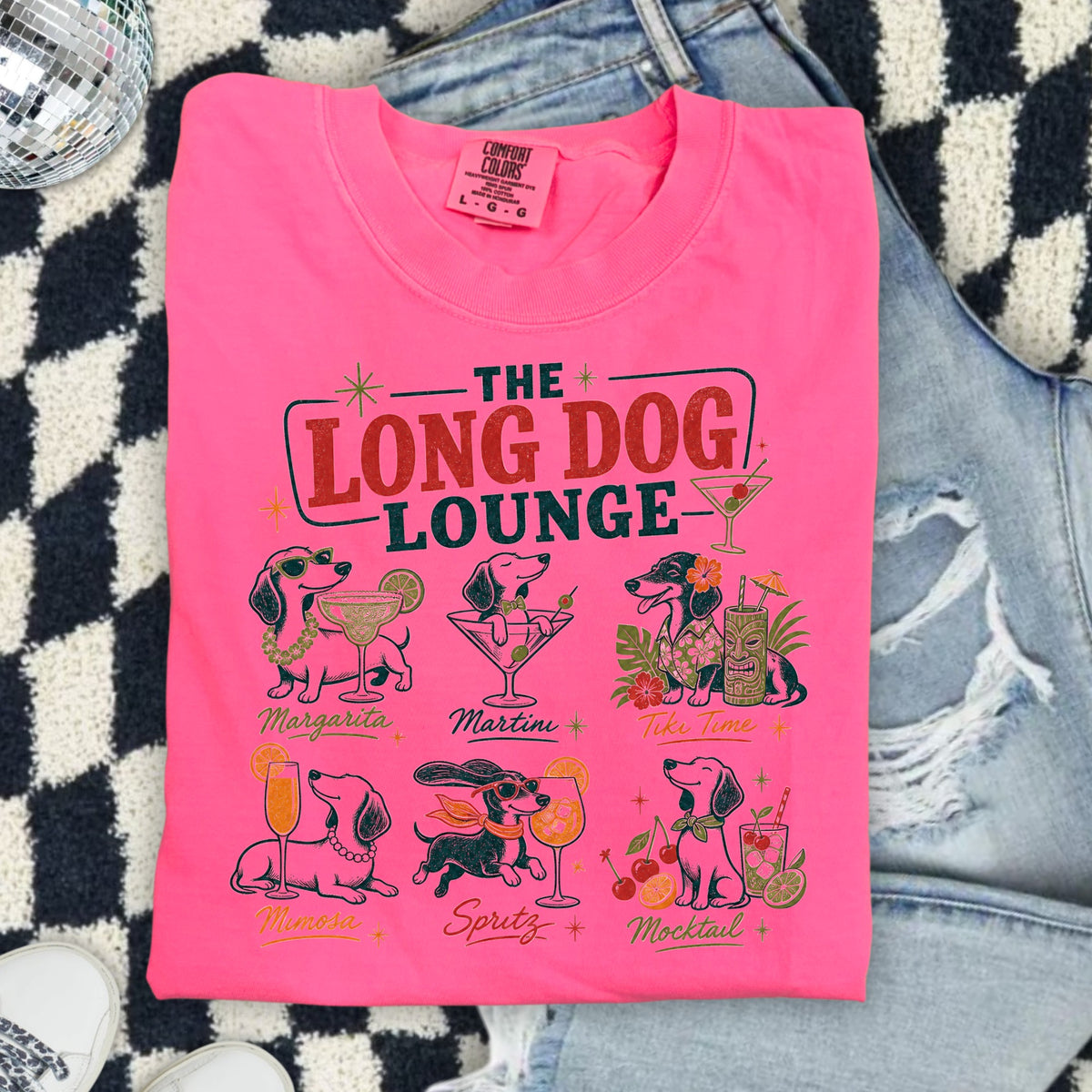 Long Dog Lounge DTF Transfer- 067