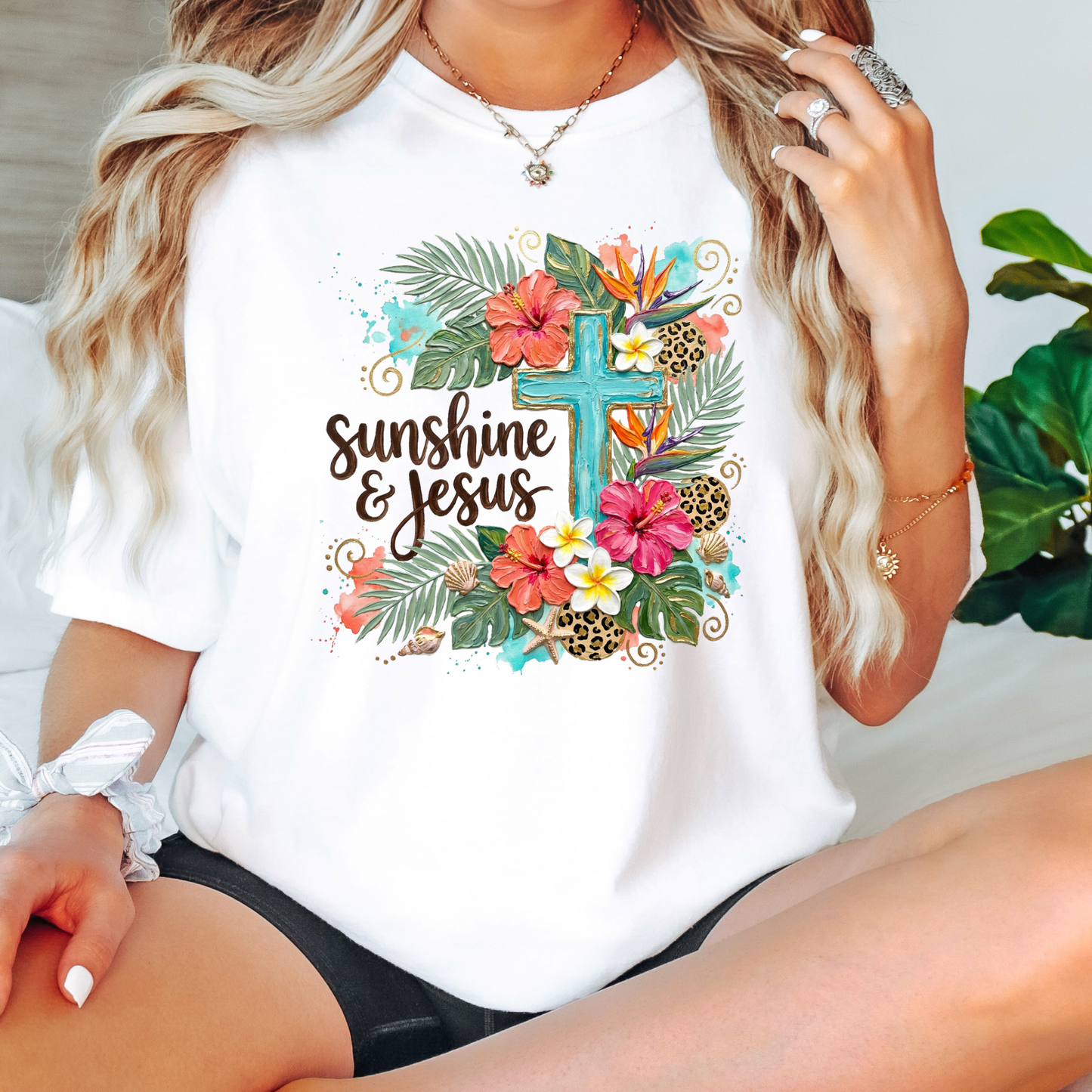 Sunshine and Jesus DTF Transfer - 020