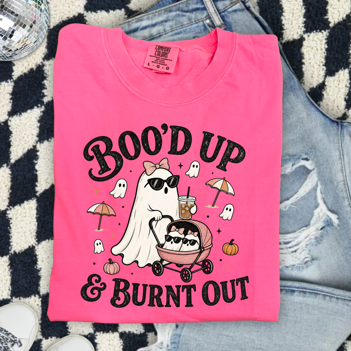 Boo'd up and Burnt Out DTF Transfer- 035
