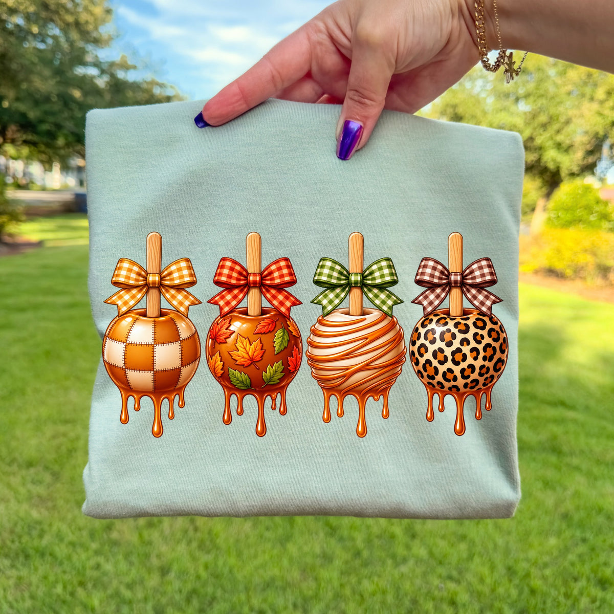 Caramel Apples DTF Transfer- 049