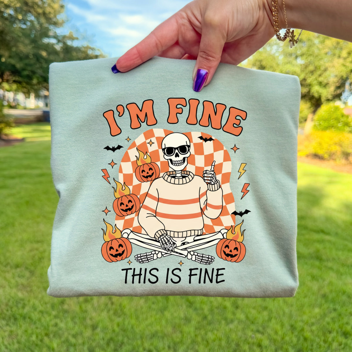I'm Fine DTF Transfer- 054