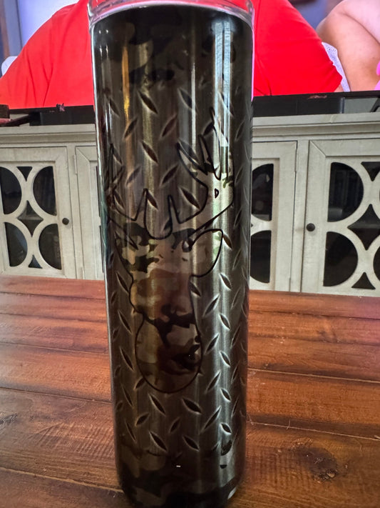 30oz Camo Buck Hunting Insulated Tumbler - Daydream Design Store - Physical