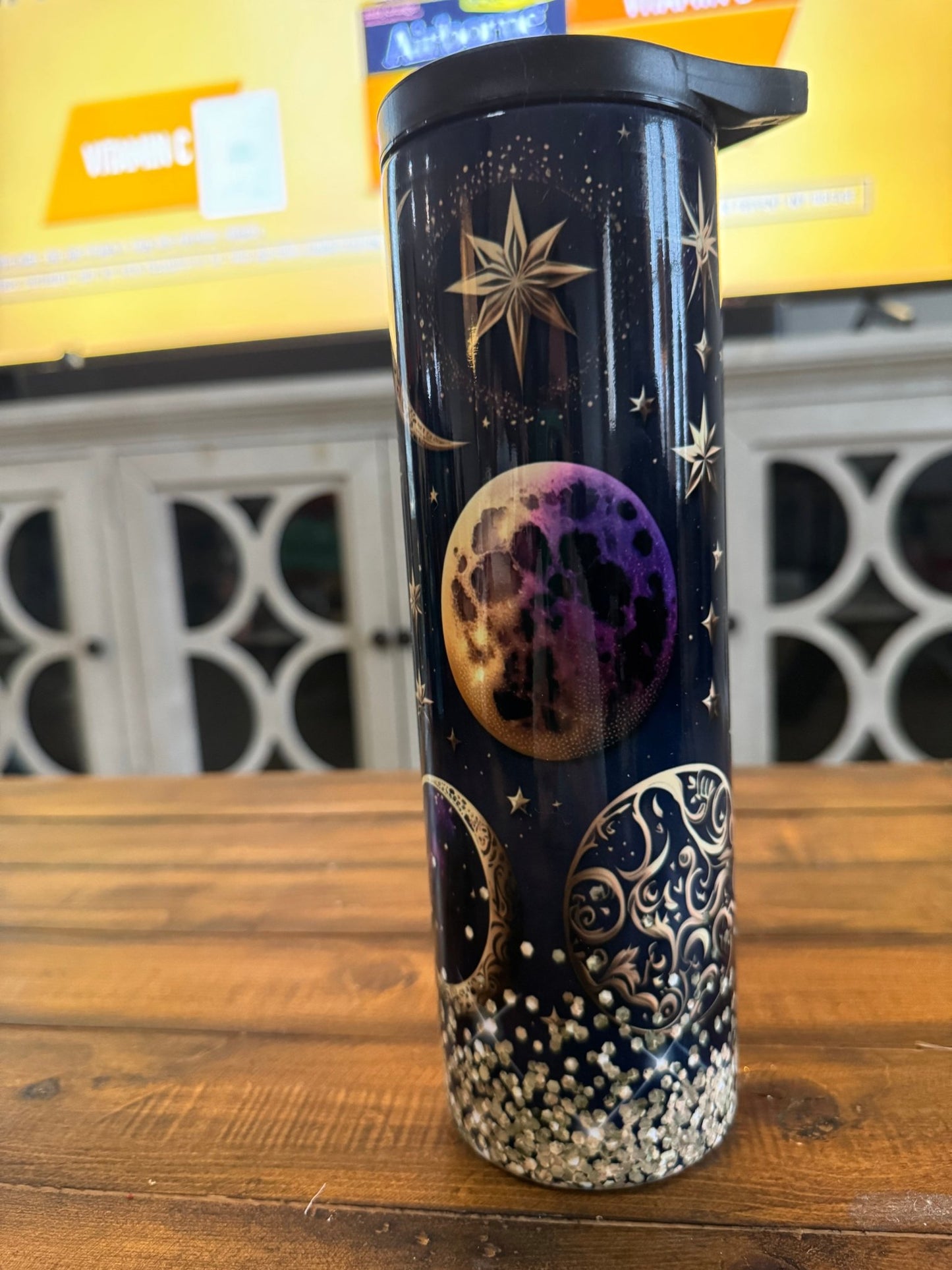 30oz Celestial Moons and Stars Insulated Tumbler - Daydream Design Store - Physical