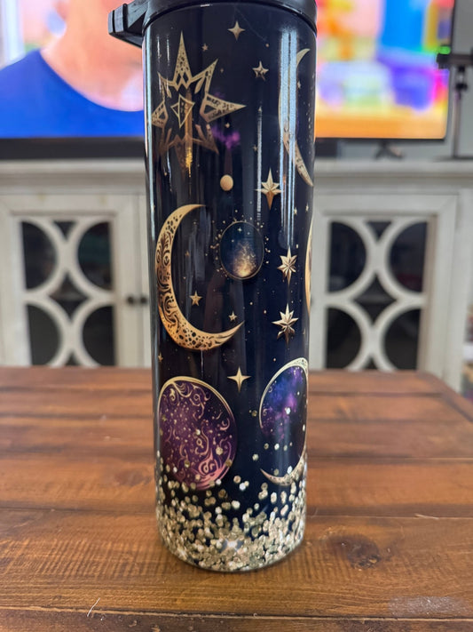 30oz Celestial Moons and Stars Insulated Tumbler - Daydream Design Store - Physical