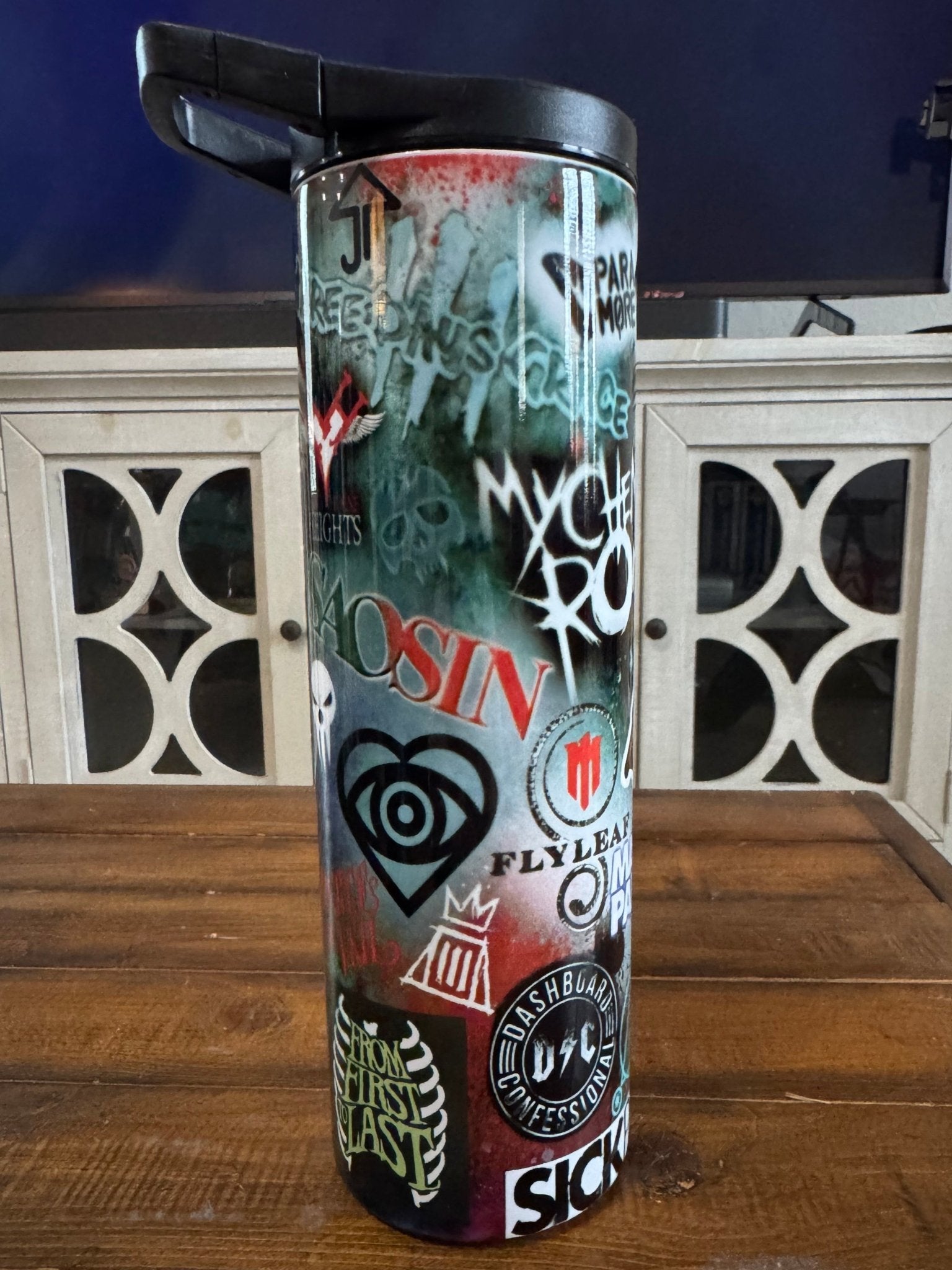 30oz Rock Bands Inspired Insulated Tumbler - Daydream Design Store - Physical
