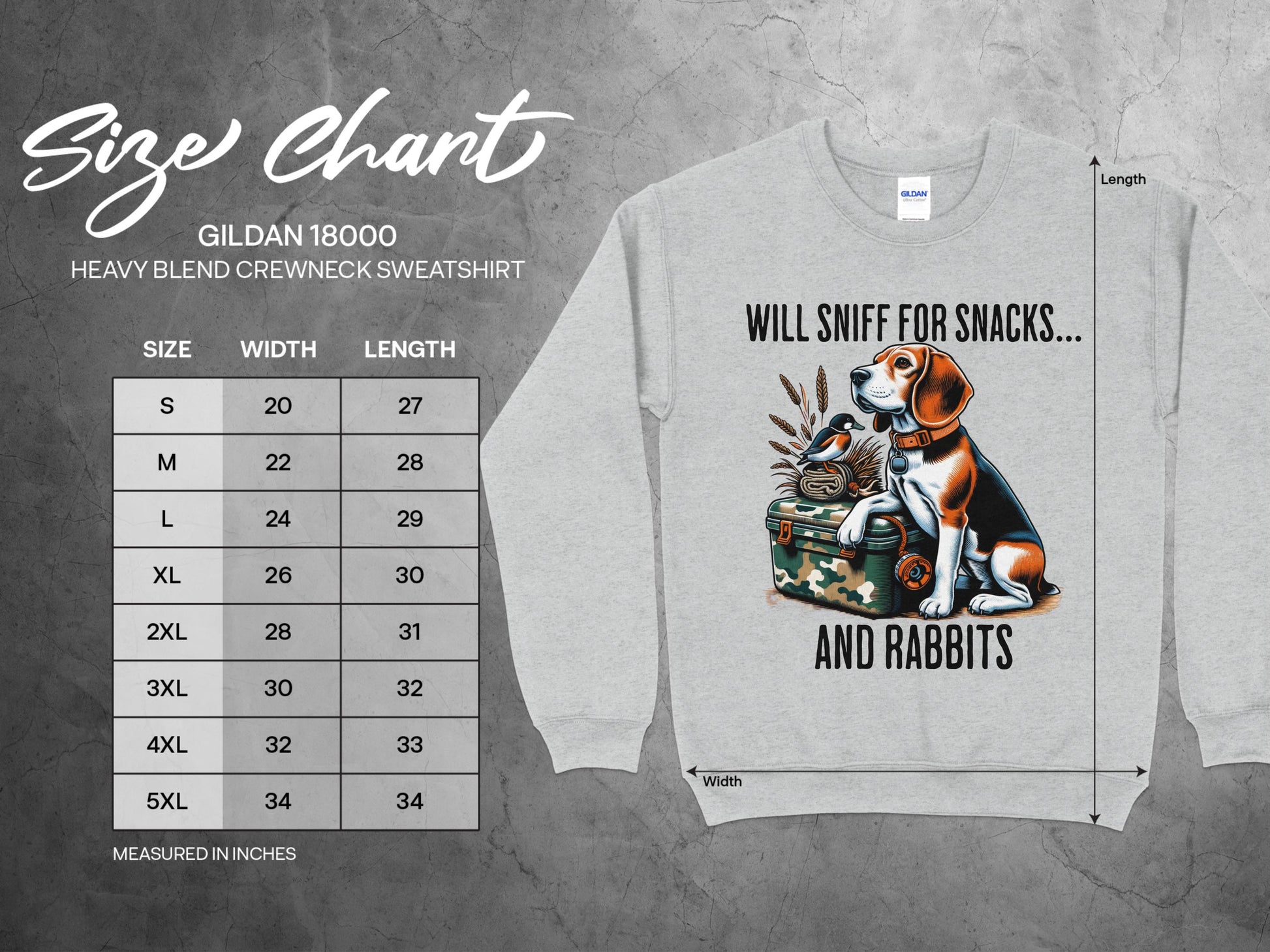 Will Sniff For Snacks And Rabbits Sweatshirt product type