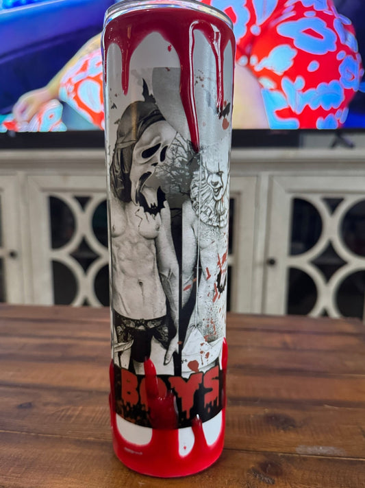 35oz Horror Movie I Like Bad Boys Insulated Tumbler - Daydream Design Store - Physical