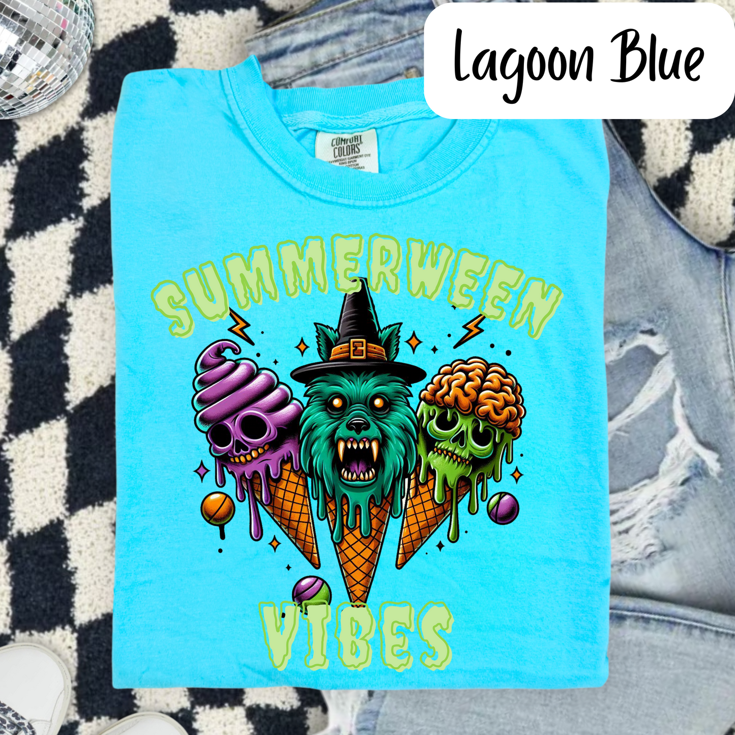 Summerween Vibes Oversized Shirt