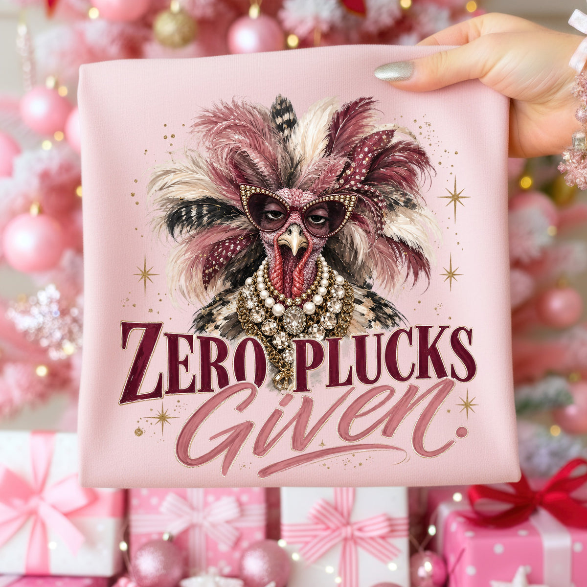 Zero Plucks Given DTF Transfer- 077