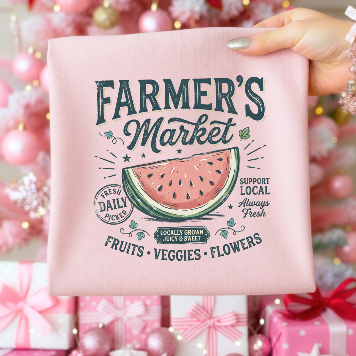 Watermelon Farmers Market DTF Transfer- 026