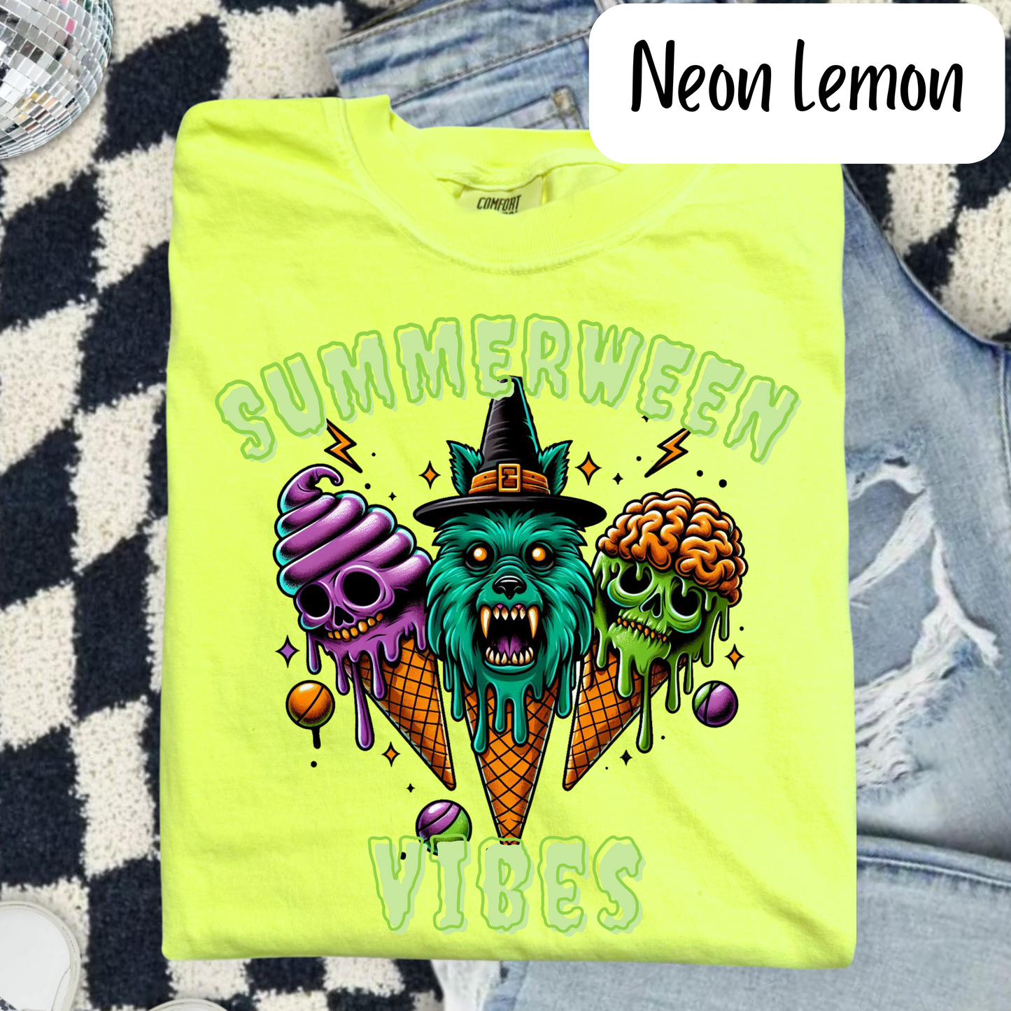 Summerween Vibes Oversized Shirt