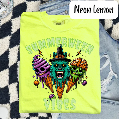 Summerween Vibes Oversized Shirt