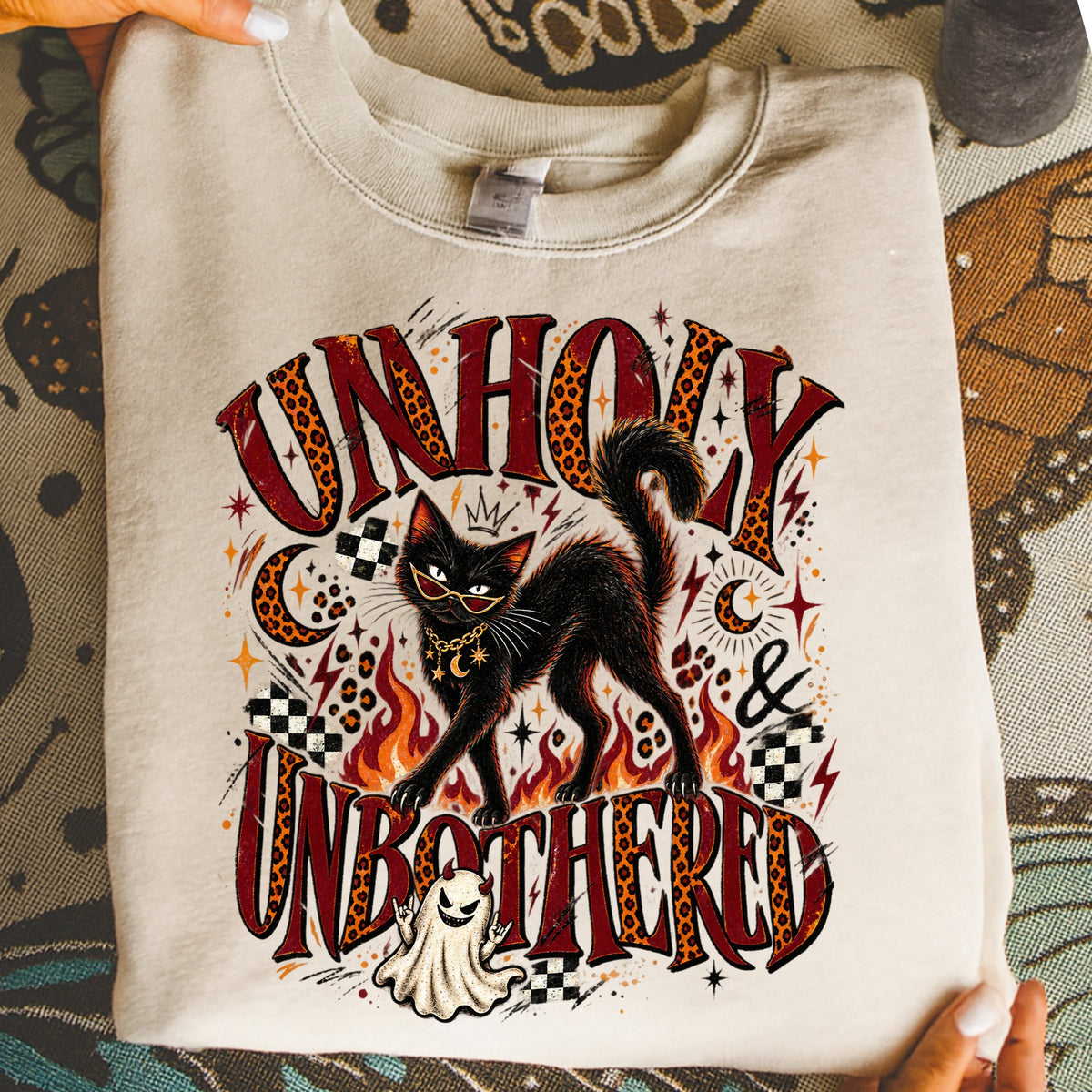 Unholy and Unbothered DTF Transfer- 072