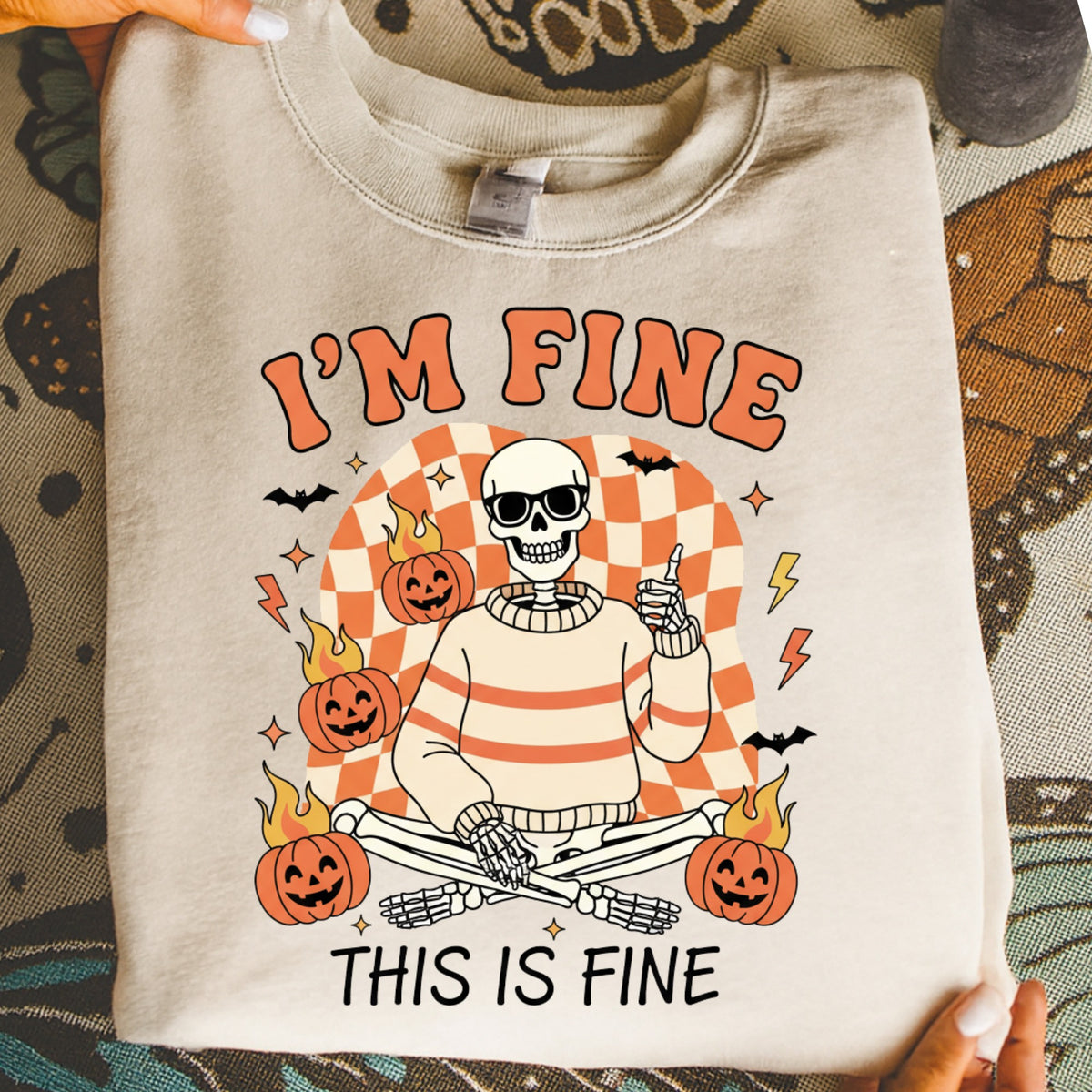 I'm Fine DTF Transfer- 054