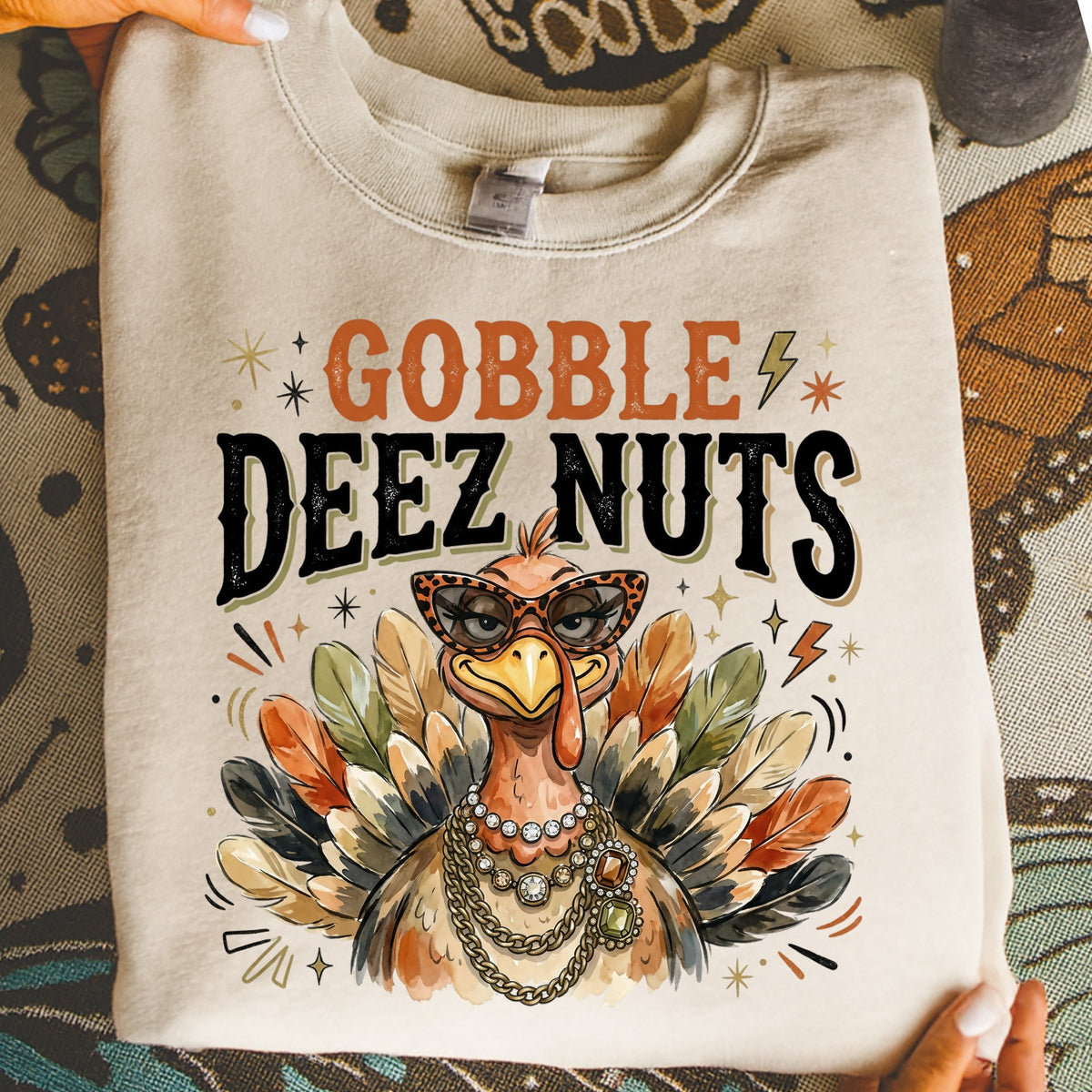 Gobble Deez Nuts DTF Transfer- 084