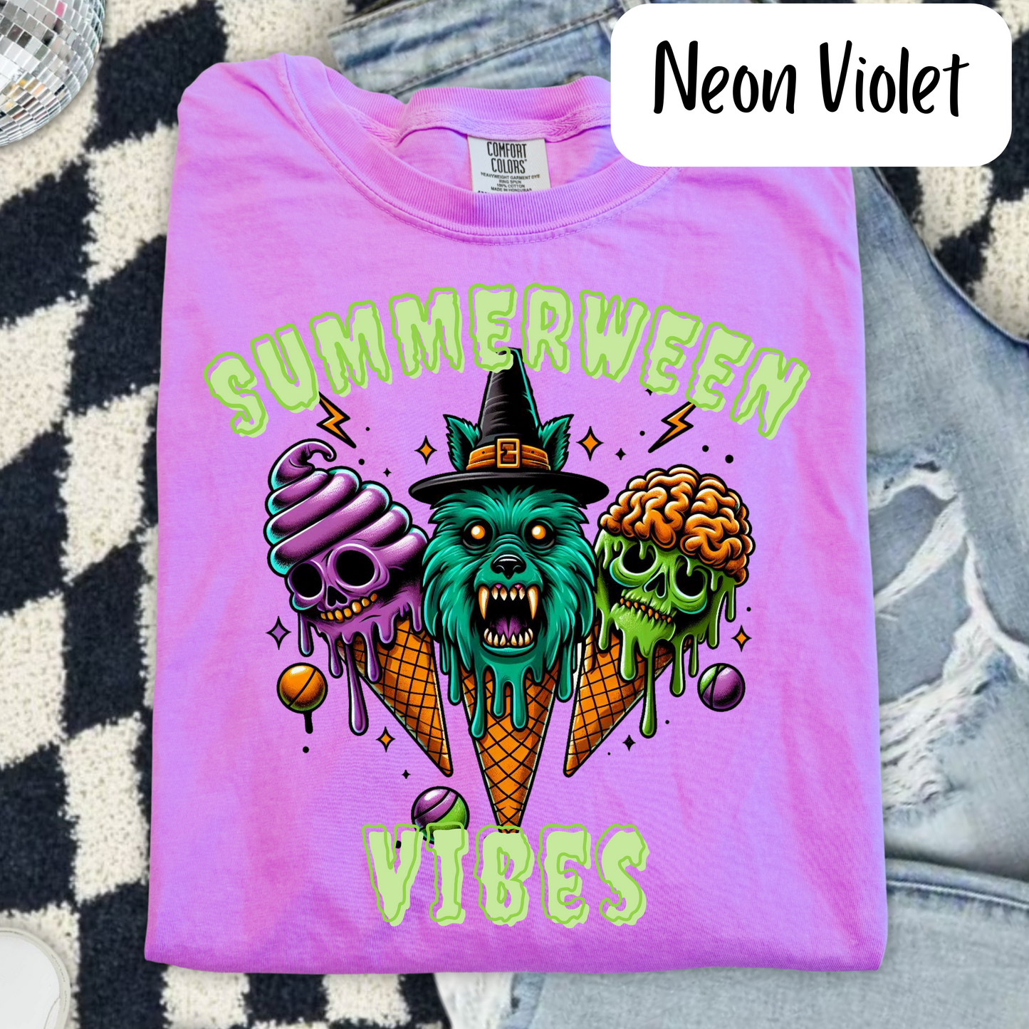 Summerween Vibes Oversized Shirt