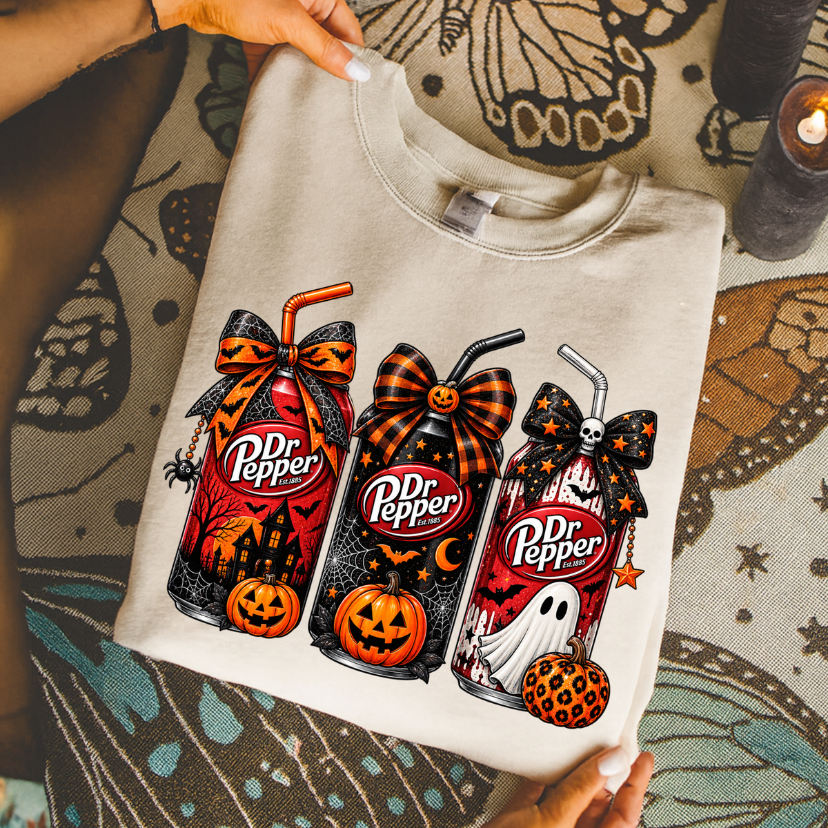 Dr Pepper Spooky DTF Transfer- 040