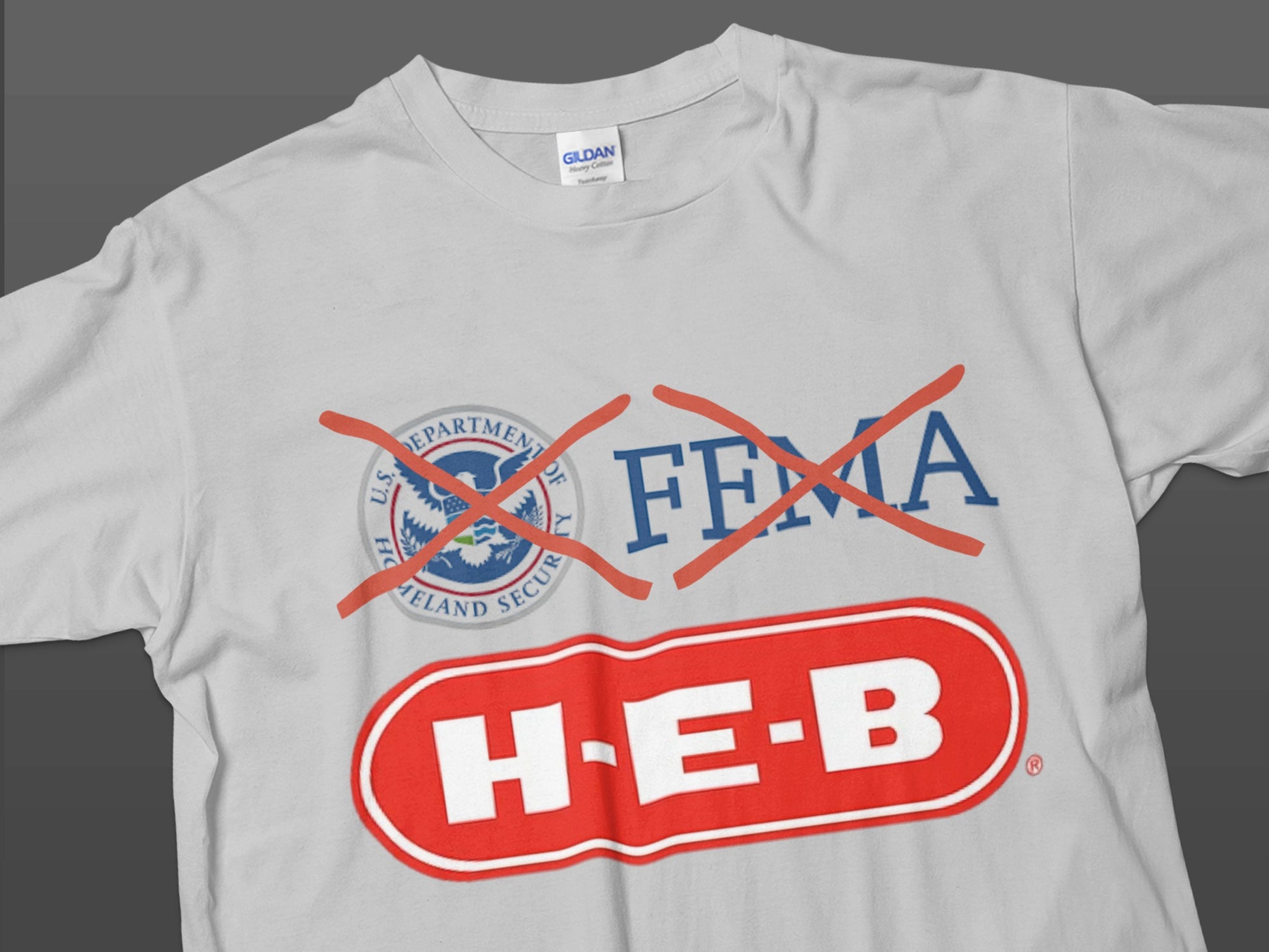 HEB FEMA Parody Graphic T-shirt product type
