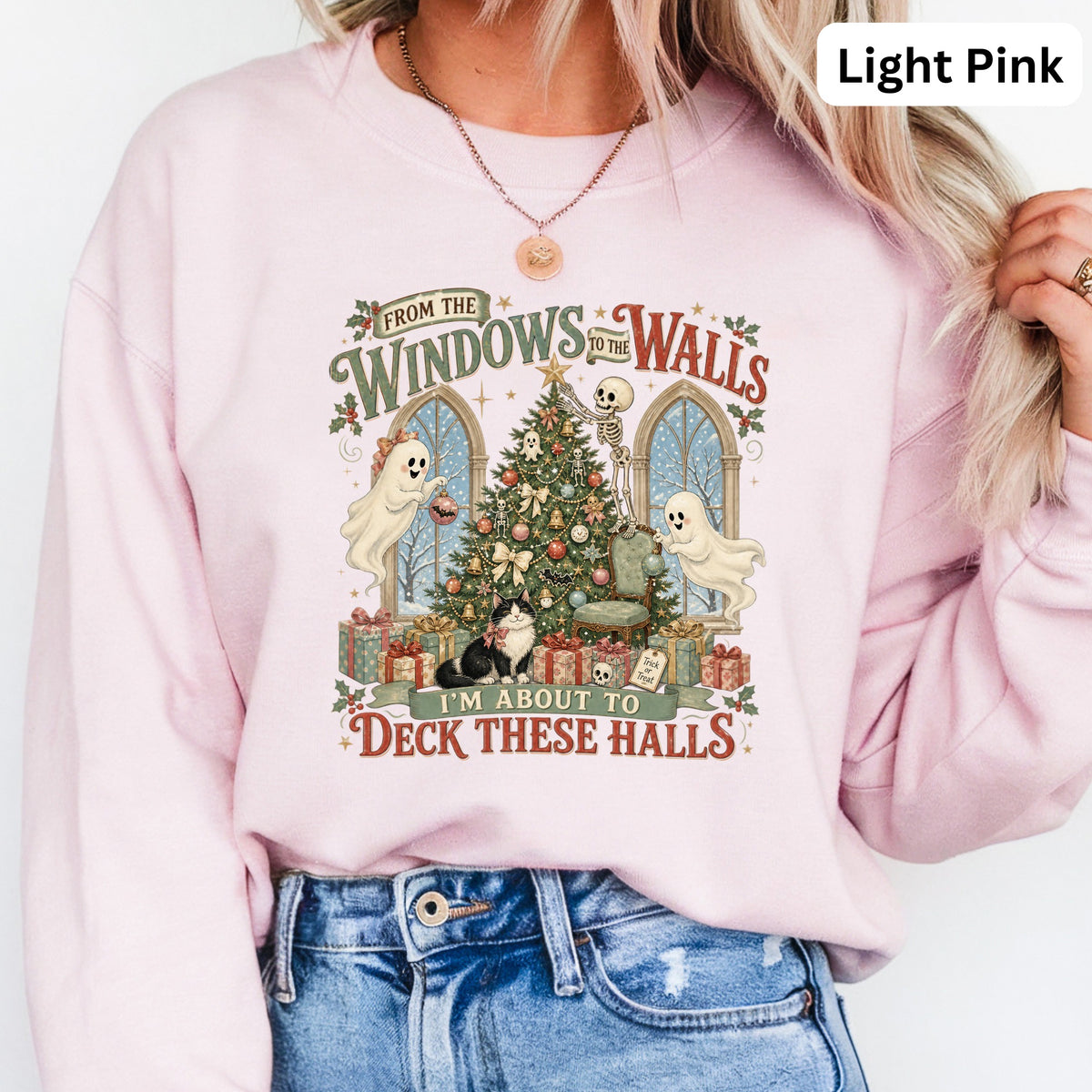 From the Windows to the Walls, I'm About to Deck These Halls graphic.