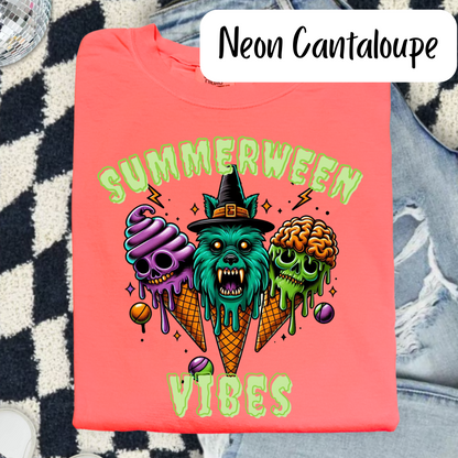 Summerween Vibes Oversized Shirt