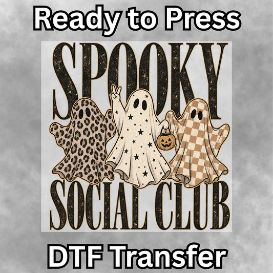 Spooky Social Club DTF Transfer- 073