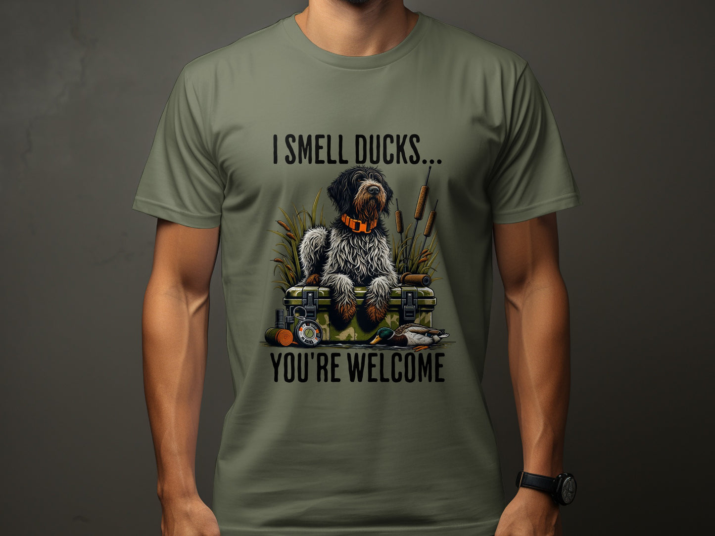 Wirehaired Griffon Funny Hunting Shirt